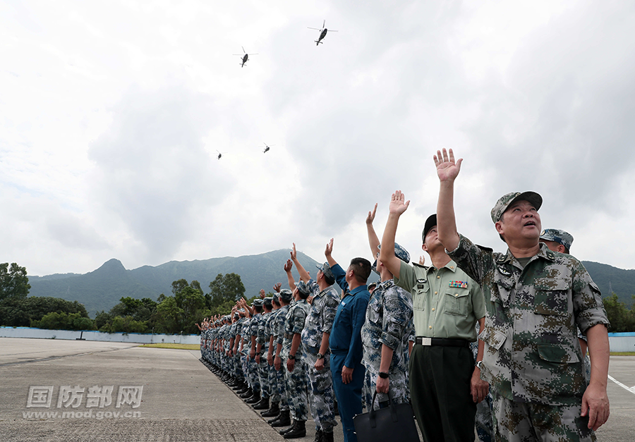 驻香港部队顺利完成第二十次建制单位轮换