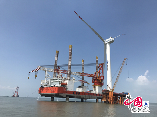 塑'风'范 展'风'采:中国长江三峡集团福建兴化湾海上风电