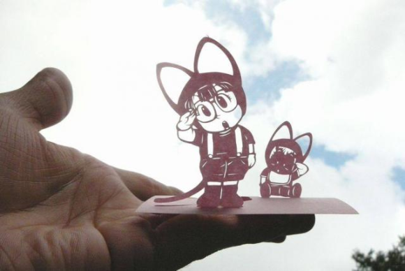 日本の切り絵アーティスト ポストイットでアニメキャラを制作 中国網 日本語