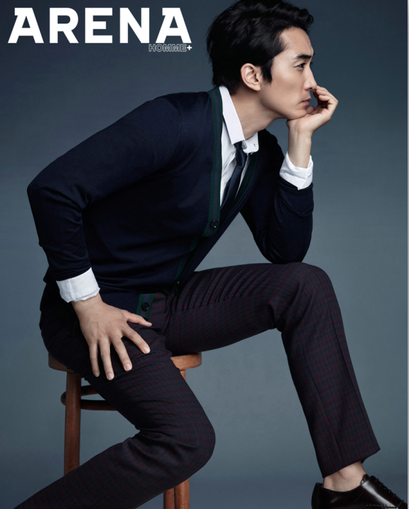 Южнокорейский актер Сон Сын Хон (Song Seung Heon) в новой фотосессии
