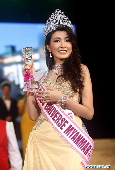 Moe Sab Wine coronada como Miss Universo Myanmar 3