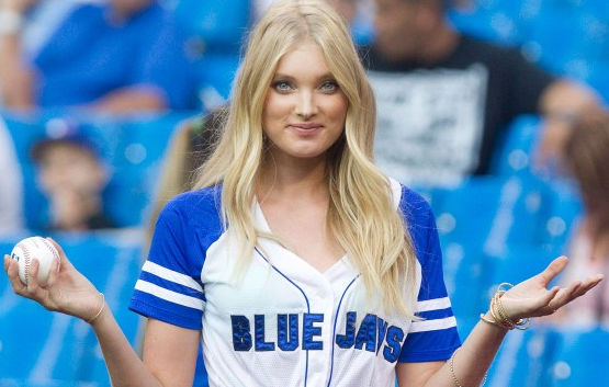 Victoria's Secret Model Elsa Hosk And Toronto Blue Jays Brett