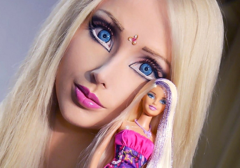 Valeria Lukyanova, la Barbie ucraniana quien insiste en que no ha recibido ninguna cirugía cosmética1