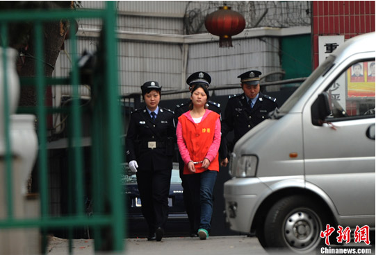 5-year jail term for ‘homicidal thief' girlfriend.[Photo/Chinanews.com]