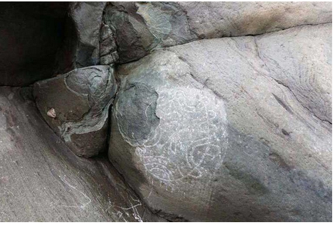 Prehistoric art washed away by flooding 