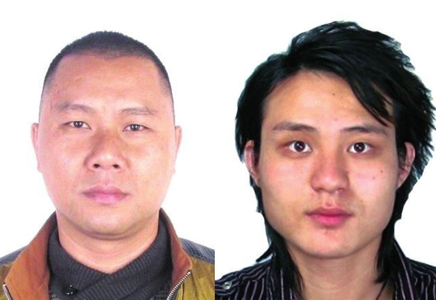File photos of Huang Yexiong (L) and Deng Zhenchuan (R). [Photo: ifeng.com]