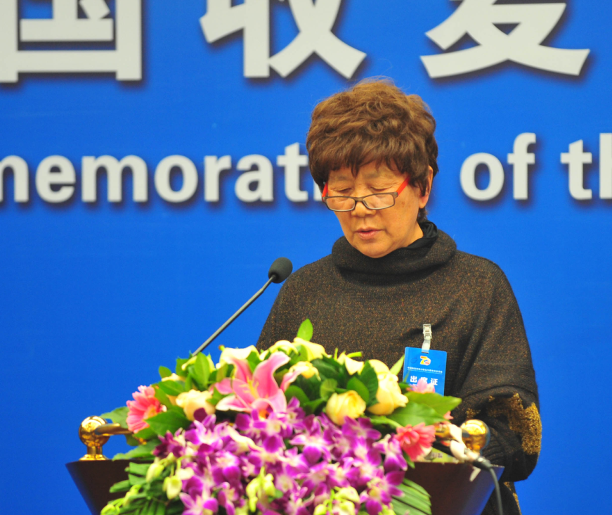 Lin Huaqing, daughter of Captain Lin Zun, then commander of the recovering operation 