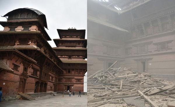 組圖：尼泊爾地震前後對比 大量古跡被毀觸目驚心【7】