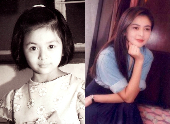 关之琳从小就被许多叔叔阿姨称作"小美人","搪瓷娃娃".