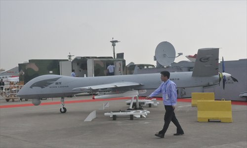 Prise de commandes pour le drone chinois