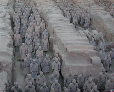 terracotta warriors china. Terracotta Warriors Leave for