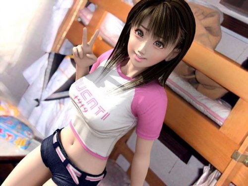 视觉享受 日本<em>3D</em>电脑美女海量图赏_中国网