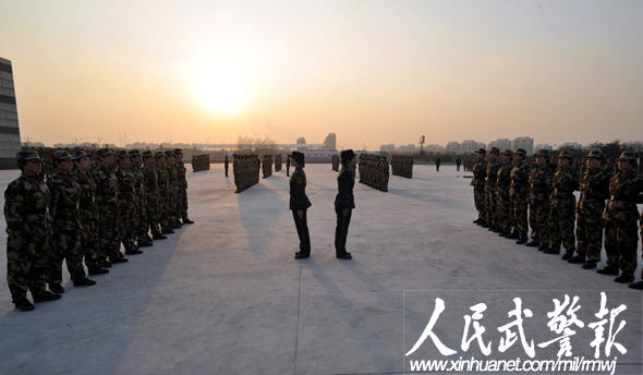 每天3000米,健康又美丽 世博<em>女兵训练</em>忙_中国