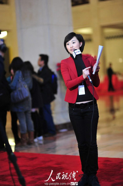 2010两会:美女记者+(2)