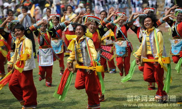 <em>彝族</em>集体<em>舞蹈</em>阿细跳月[多图]_中国网