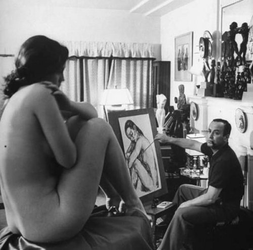 大师和他的女模特+盘点大师们的<em>人体艺术</em>组图