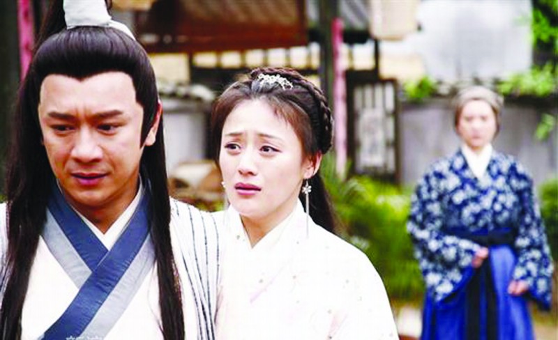 剧照,左一为陈浩民版<em>陈世美</em>.