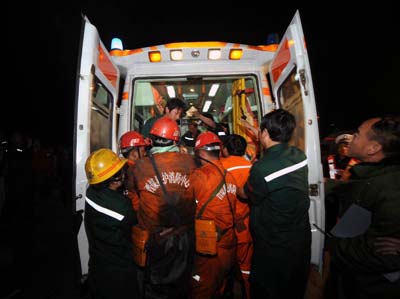 晋煤集团郊南煤矿透水事故6名被困矿工获救