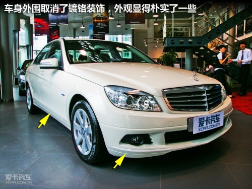 略显朴实的 宾士车  实拍北京宾士C-180K_中国