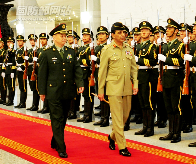 <em>侯树森</em>与巴基斯坦陆军参谋长会谈_中国网