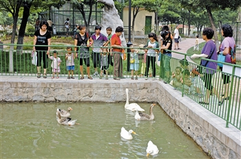 天津滨海新区大港动物园迎来新成员