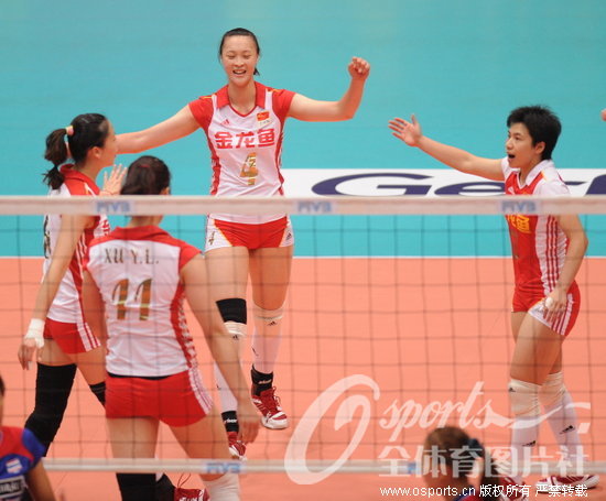 <em>女排</em>大奖赛成都站:<em>中国</em>3-0复仇泰国 取得两连胜