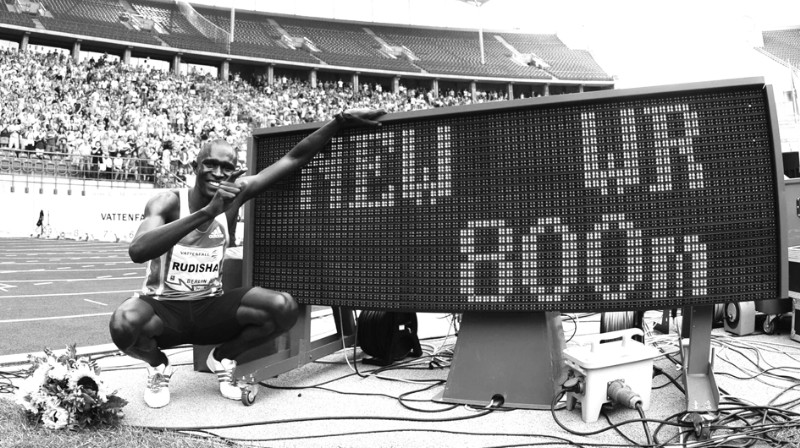 鲁迪沙刷新尘封13年的男子800米世界纪录