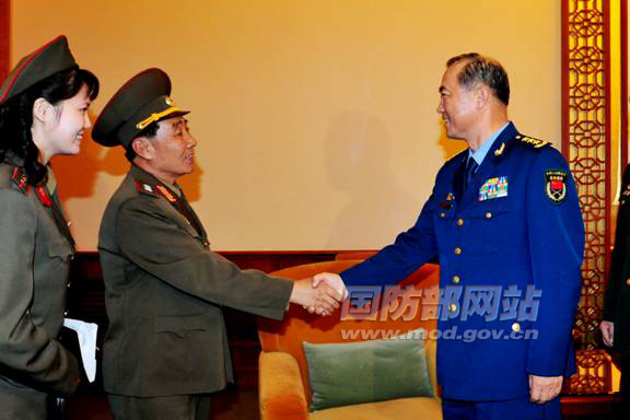 <em>马晓天</em>会见朝鲜人民军友好参观团_中国网