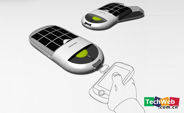有趣的太阳能充电器外观酷似甲虫