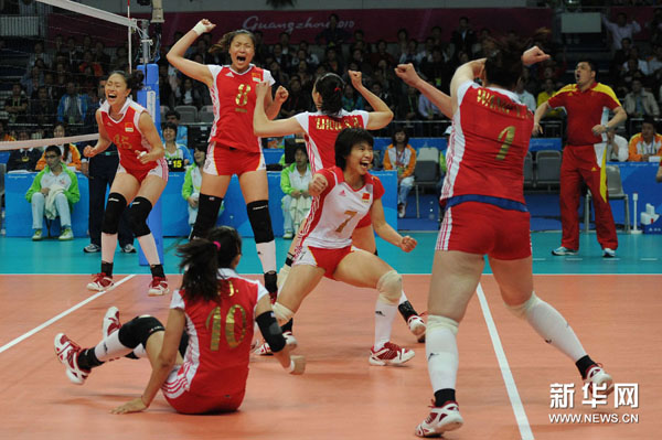 <em>中国女排连</em>扳三局逆转韩国