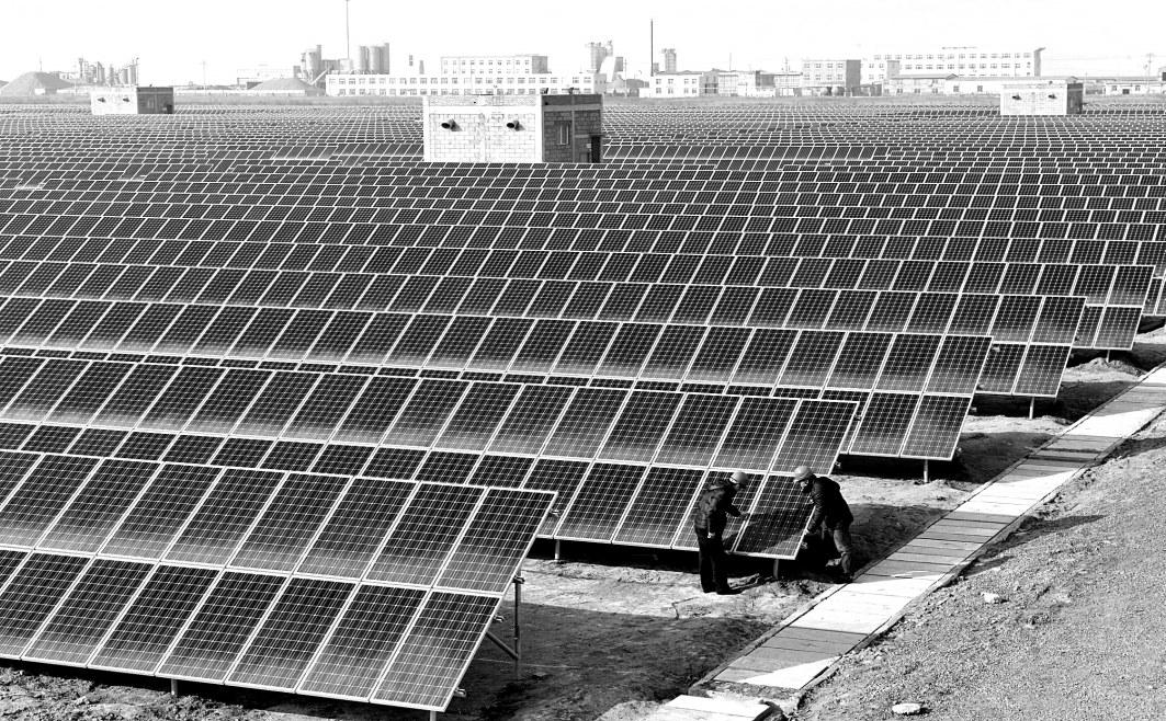 东营太阳能光伏发电站累计发电124万度