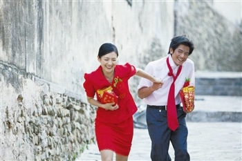 章子怡郭富城晒