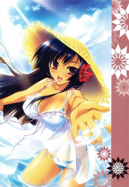 美丽在盛夏 <em>动漫美女</em>可爱性感的连衣裙_新闻中