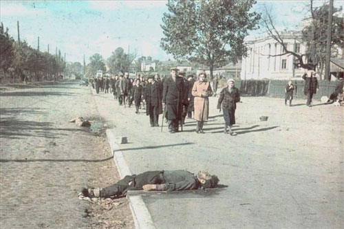 1941年德法西斯屠杀犹太人暴行