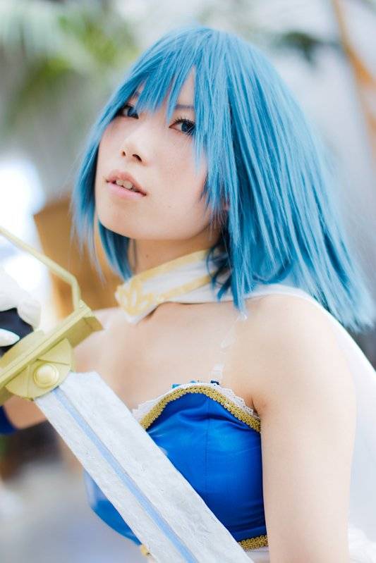 《<em>魔法少女小圆</em>》元气萌娘美树沙耶加COS_新