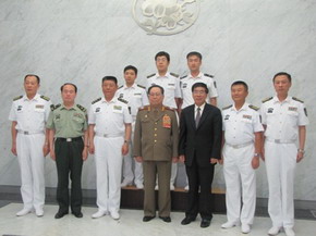 中国人民解放军海军训练舰编队对朝鲜元山港进