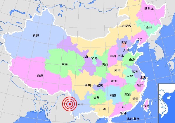 快讯:保山市腾冲县,隆阳区交界发生5.2级地震图片