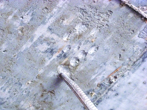 水泥浇注天面 20天仍不凝结