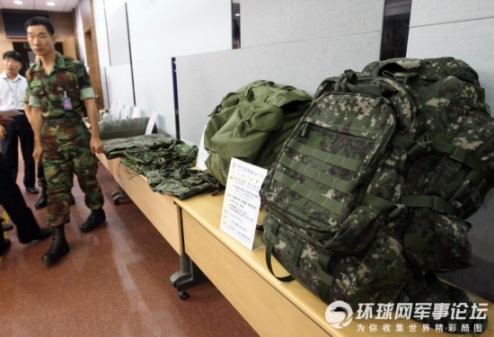 韩国军队换装新型装具