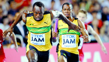 世锦赛男子4×100米比赛牙买加夺冠并破世界纪录