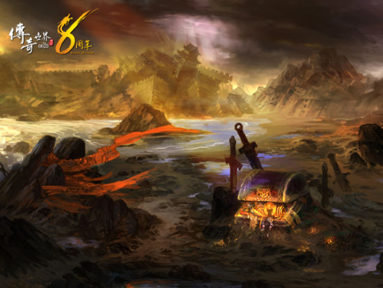 网游《传奇世界》一飞冲天升级送元宝