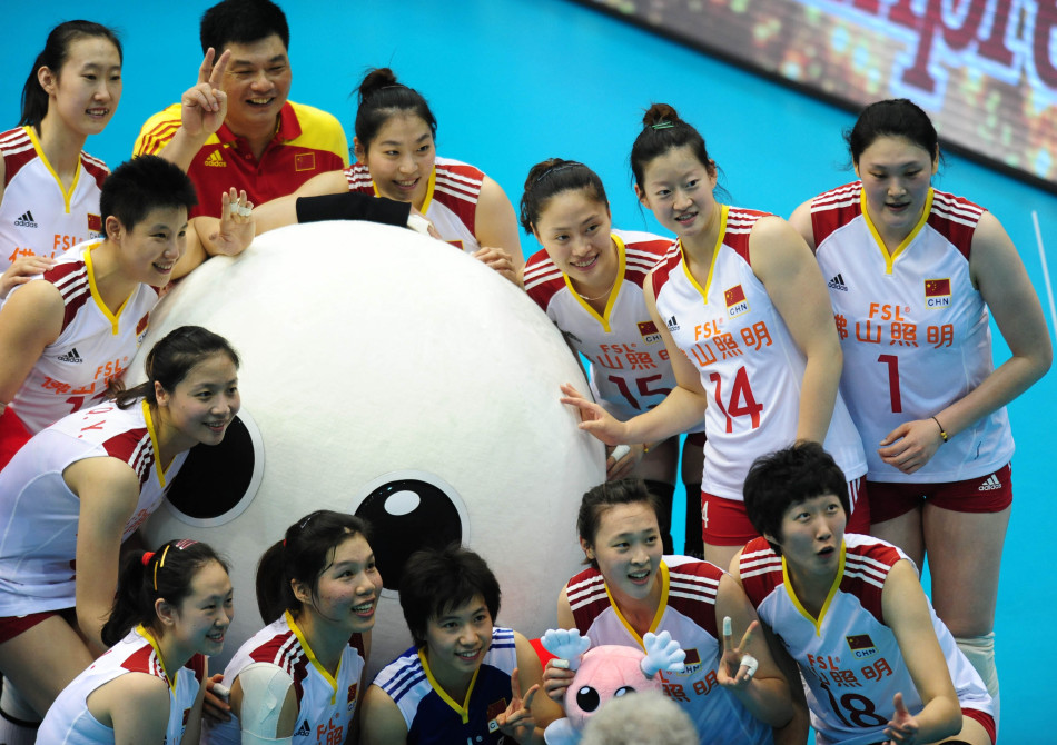 女排世界杯:中国队3-2力克日本队(组图)