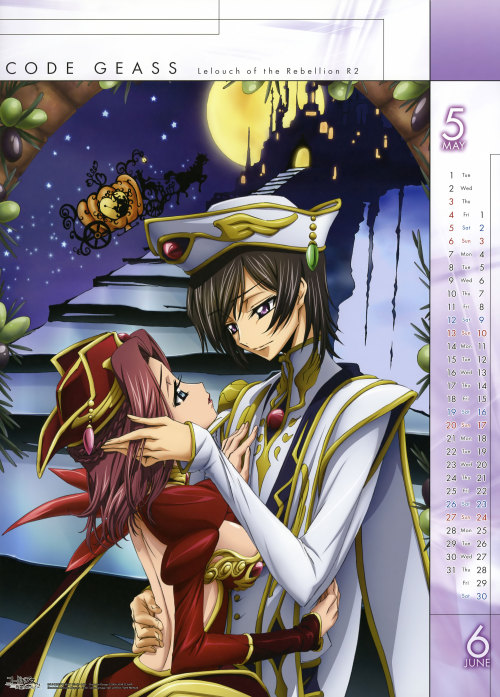 《code geass》<em>反叛的鲁路修</em>2012年超大日历