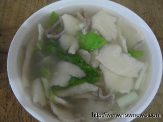 台政大校园的廉价美食:面疙瘩(图)