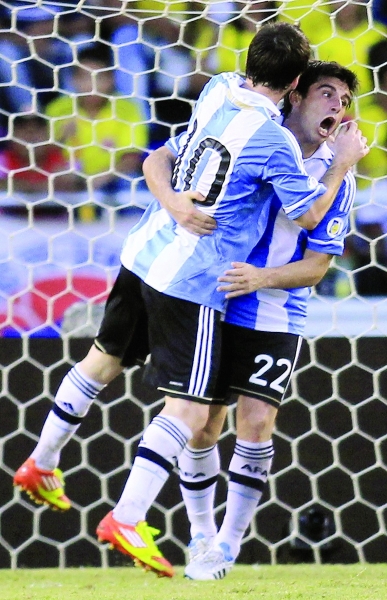 南美区世预赛阿根廷逆转胜
