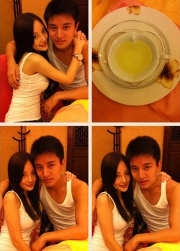 李小璐与贾乃亮秀恩爱 微博自