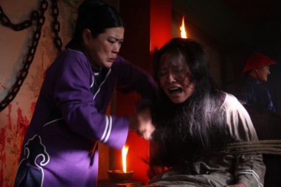女星杨凯淳在片中扮演<em>皇后</em>(蔡少芬饰)的贴身侍