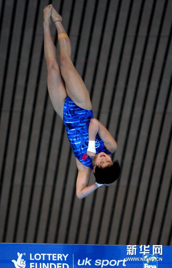 跳水世界杯女子10米跳台陈若琳夺冠高清