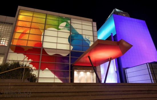 ipad 3发布会灯火通明的旧金山芳草地艺术中心(组图)