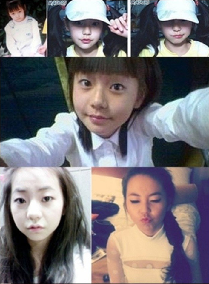 wondergirls安昭熙成长照曝光馒头少女进化史图